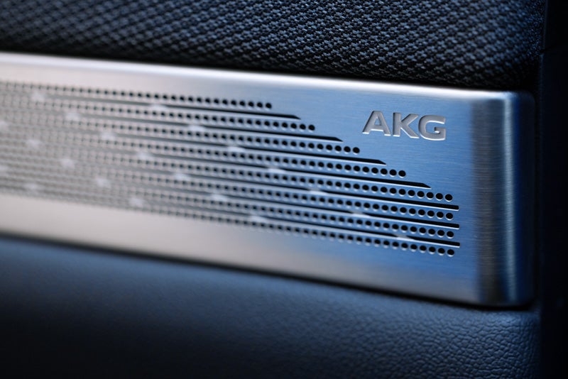 Close-up View of the AKG Studio Audio Speaker | Huston GMC in LAKE WALES FL