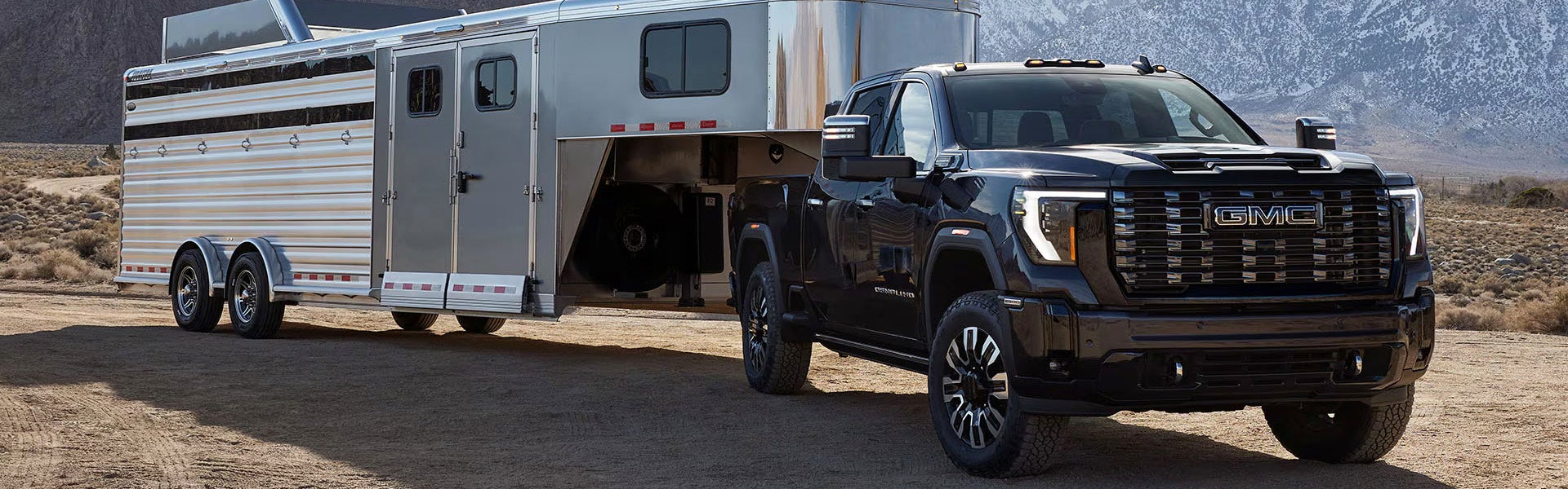 2025 GMC Sierra with a trailer