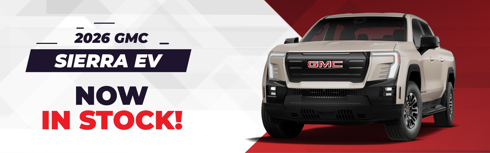 2026 Sierra EV - Now In Stock!