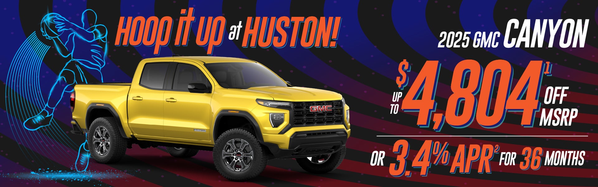 2025 Canyon - up to $4804 off MSRP or 3.4% APR