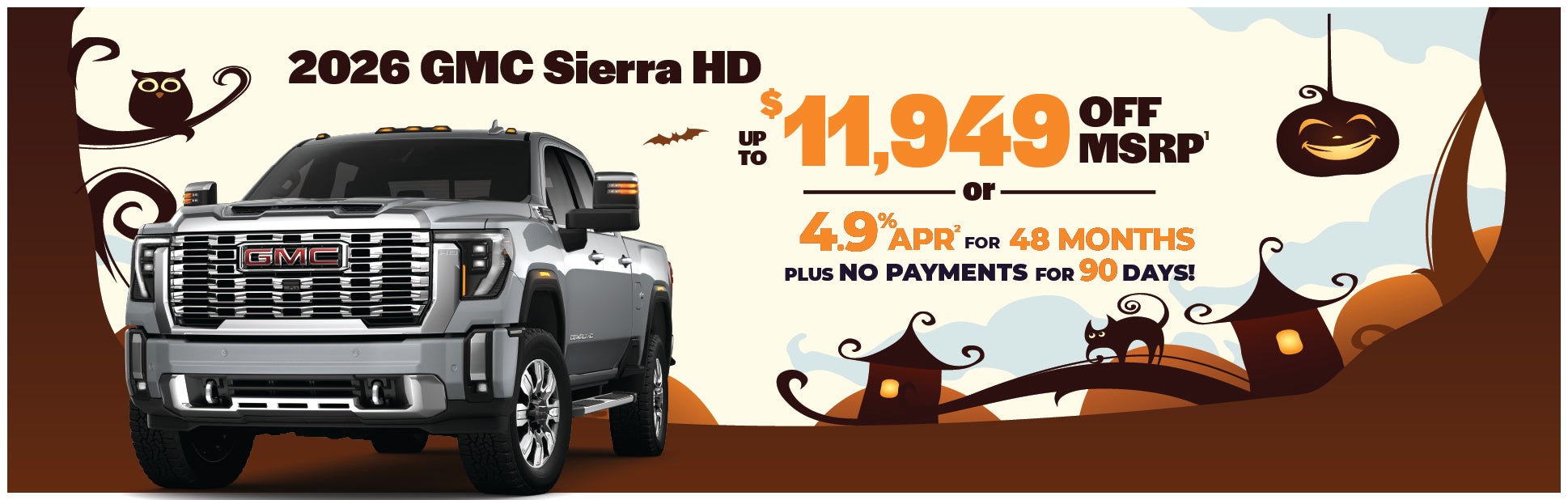 2026 GMC Sierra HD - up to $11,949 off MSRP or 4.9% APR