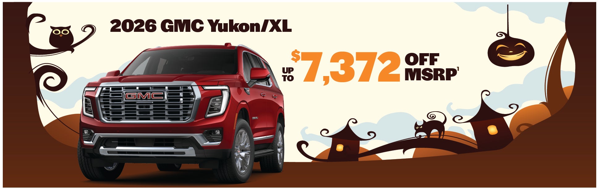 2026 GMC Yukon - up to $7372 off MSRP